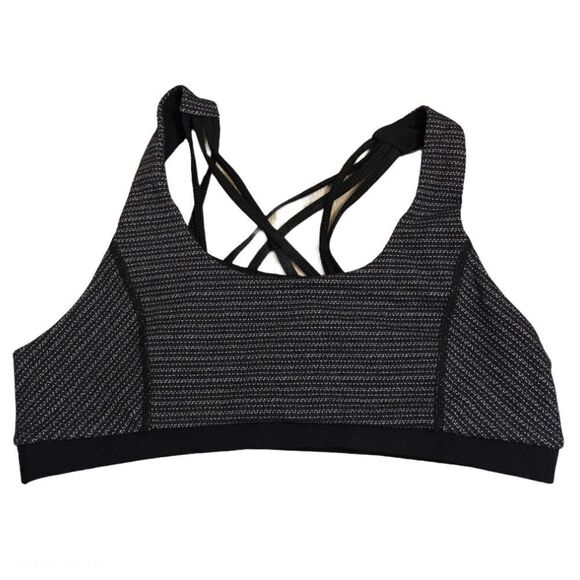 VMMA Fitness Sports Bra Black cross back size S/M - Picture 1 of 7